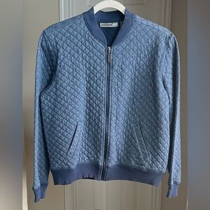 Oleg Cassini Sport Vintage Quilted Cropped Jacket